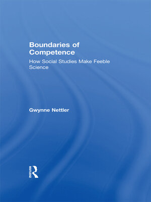 cover image of Boundaries of Competence